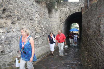 Entering Pompeii